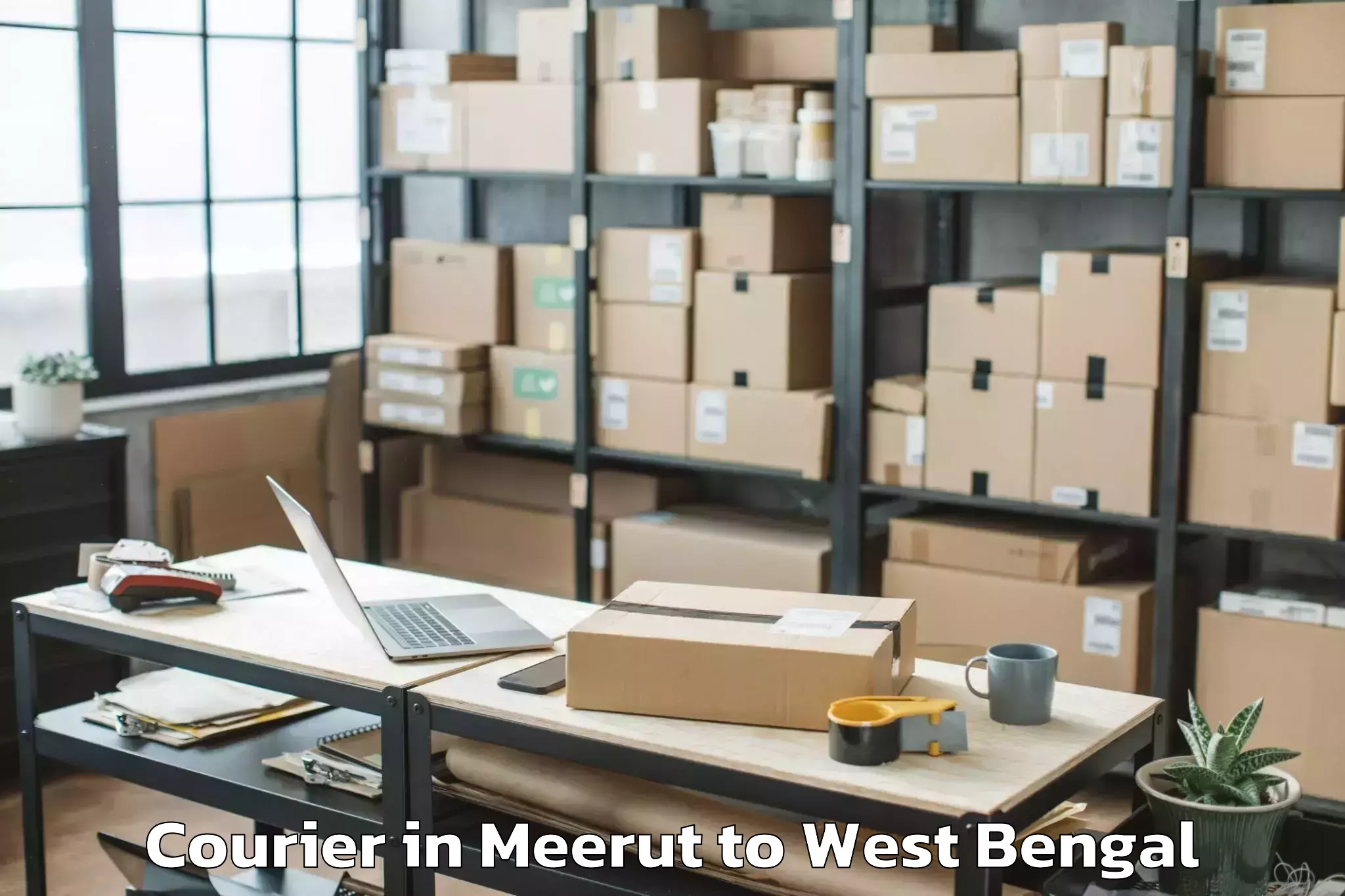 Leading Meerut to Begampur Courier Provider